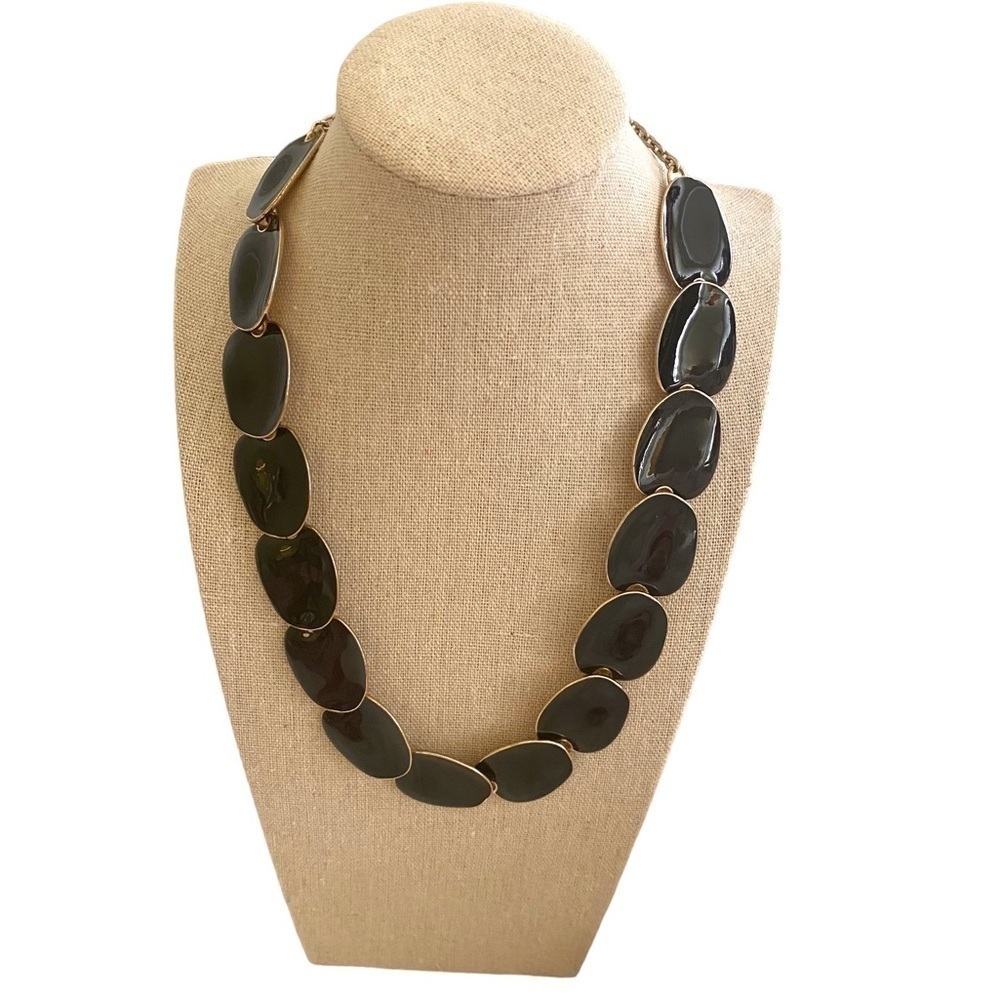 Talbots Black & Gold Necklace